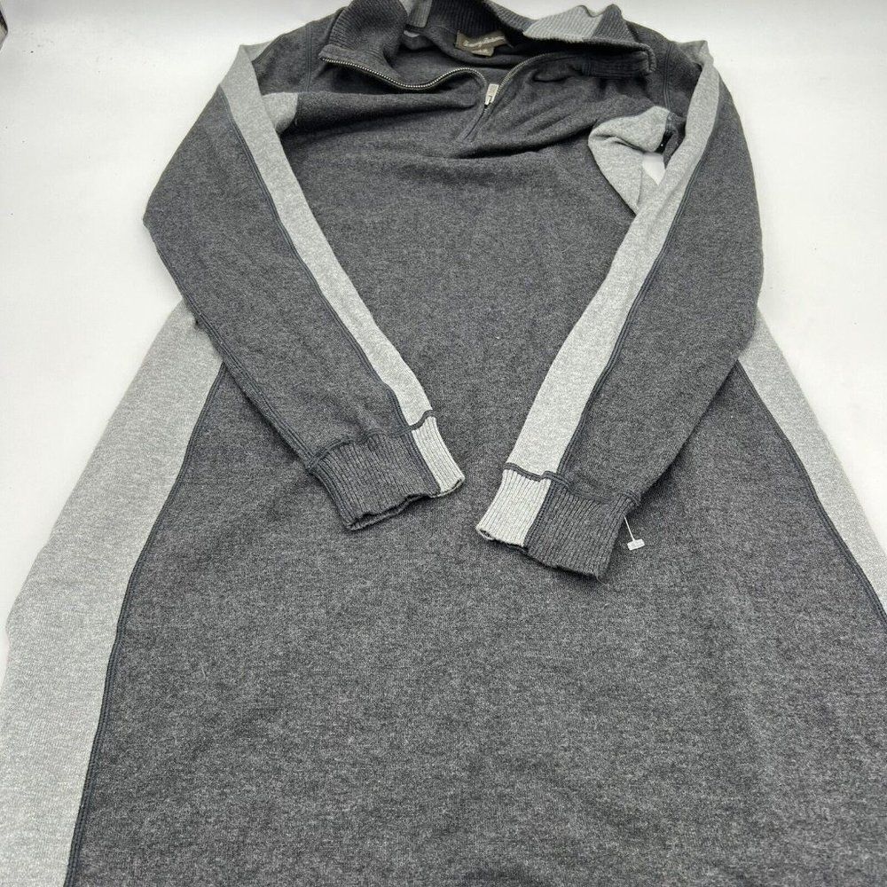 Tommy Bahama Gray Long Sleeved Dress Size Small